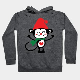 Monkey Santa Hoodie